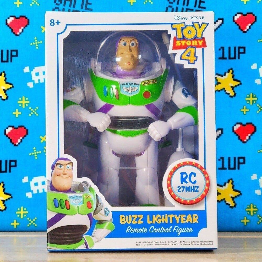 Disney Pixar Toy Story 4 Buzz Lightyear RC 27Mhz Remote Control Figure New